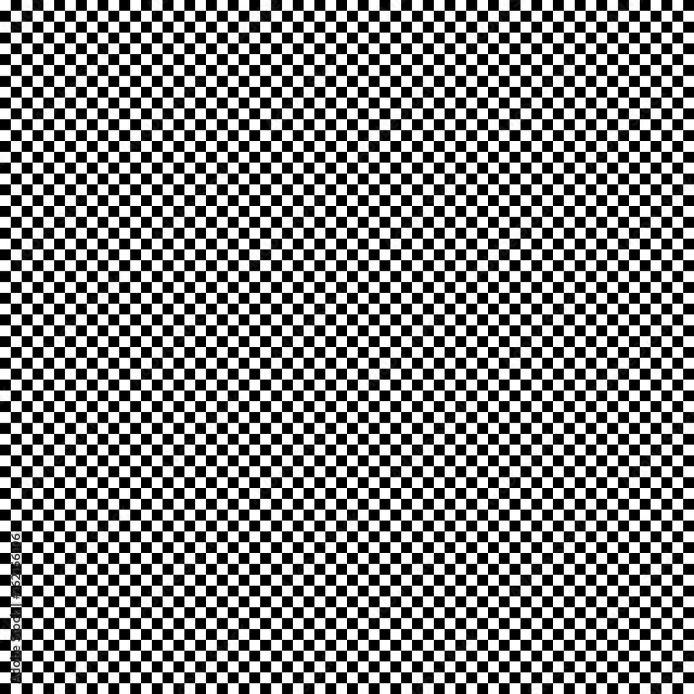 Aufkleber Black and white seamless geometric pattern. Repeatable texture / background. Checkered backdrop