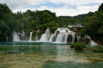Skradinski Buk Waterfall in Krka National Park, Croatia