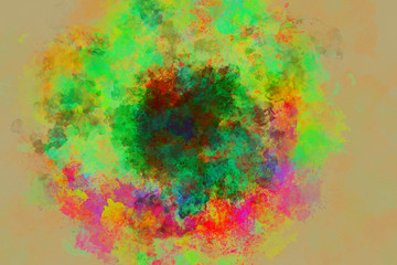 Abstract watercolor texture background. Oil painting style.