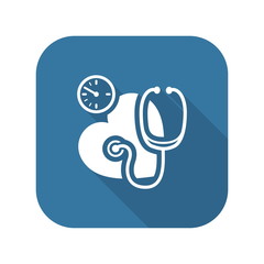 Blood Pressure Icon. Flat Design.