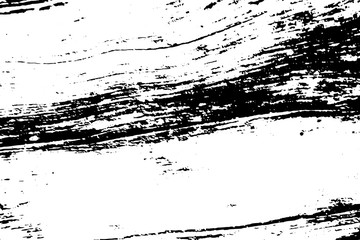 Cracked wood trunk monochrome vector texture. Obsolete texture of timber board.