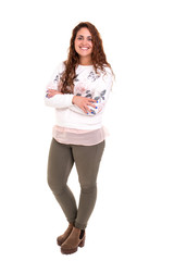 Fototapeta premium Overweighted woman