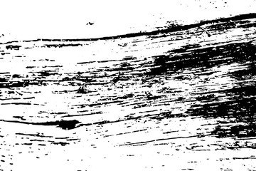 Dry wood monochrome vector texture. Obsolete texture of timber board.