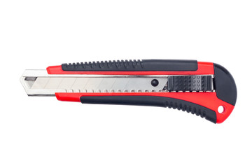 Clerical knife, clipping path, isolated on white background, isolated