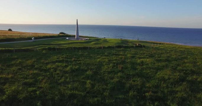 Normandy Beach Aerial - Drone (#00006)