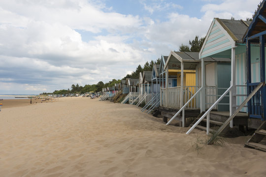 Beach Huts At Wells Next The Sea