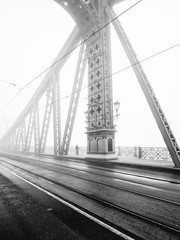 Foggy Liberty bridge