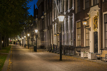 Houses at Havenpark in Zierikzee with People