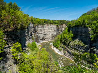Canyon at Letchworth State park