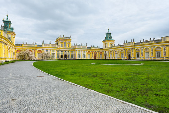 Royal Wilanow Palace in Warsaw - residence of King Jan III Sobieski.