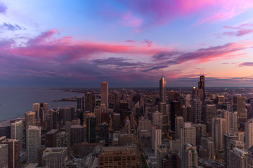 Chicago sunset