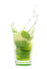 Mojito isolated on white