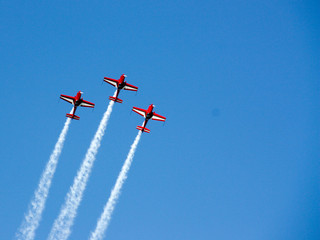 Pattuglia acrobatica in cielo
