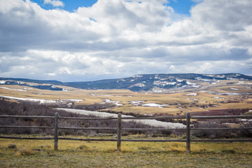 Fototapeta na wymiar The Wyoming Country, untapped land.