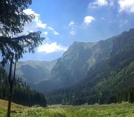 The mountains valley