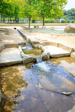 Traditional water filter system at Donggung Palace  in Gyeongju, S.Korea - Tour Destination