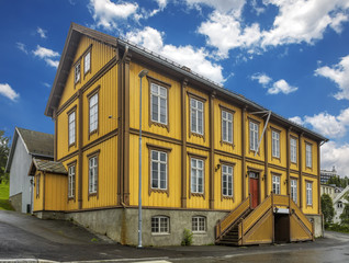 Fototapeta premium Radstua Theater is an active venue located in Tromso city centre.