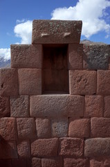 The Inti Watana temple complex of the Pisac Inca ruins