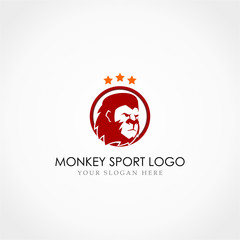 Fototapeta premium Monkey logo