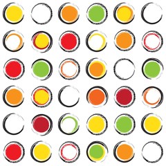 sfondo cerchi colorati