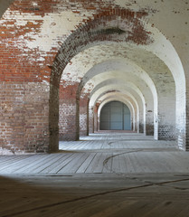 Arches in an Old Fort