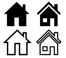 home icon set