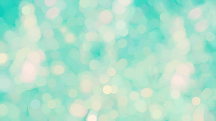 Vintage blue color bokeh background