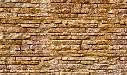 Brown wall brick texture background