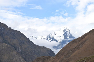 Veronica Mountain as seen from the Inca Trail