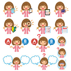 女性　バリエーション