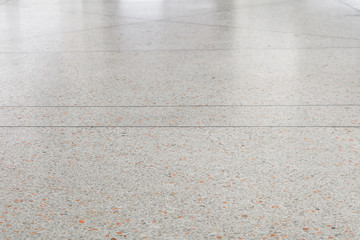 terrazzo floor. small stone orange old texture or marble background