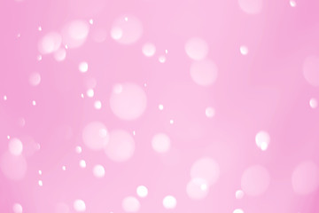 pink shiny bokeh from water drops background