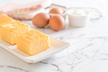 homemade orange cake