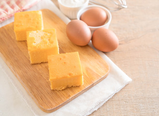 homemade orange cake