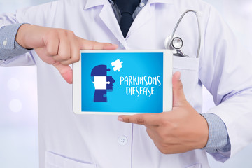 Parkinsons Disease doctor hand working Professional doctor
