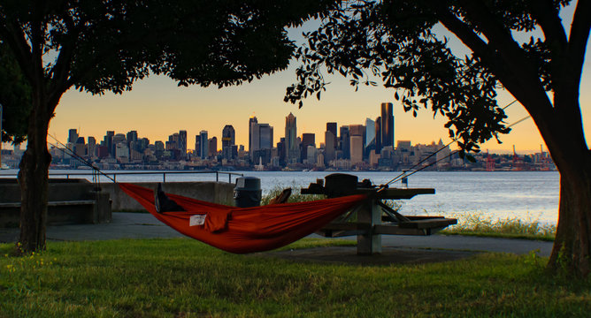 Hammock On Alki Beach