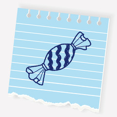 candy doodle drawing