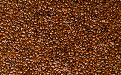 roasted coffee beans, can be used as a background