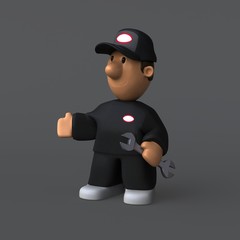 Mechanic - 3D Illustration