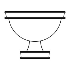 golden chalice isolated