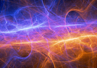 Fire and ice lightning, clash of the elements