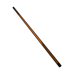 isolated billiards stick