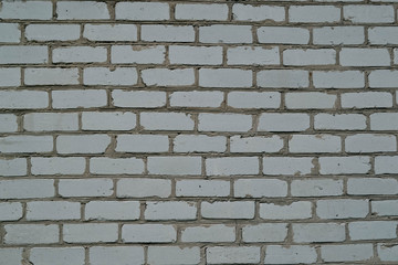 Texture of white and gray brick wall