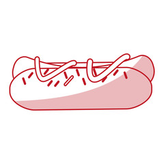 hot dog vector illustration
