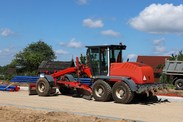 Motor road grader