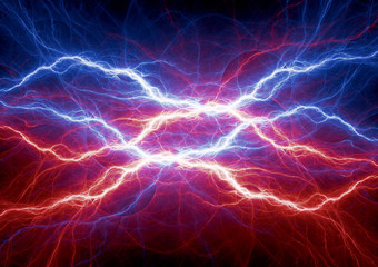 Fire and ice lightning, clash of the elements