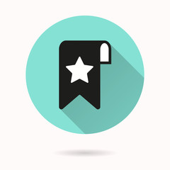 Bookmark vector icon.