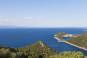 Fototapeta na wymiar Archipelago Lastovo Nature Park Croatia, view of Zaklopatica