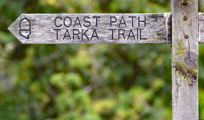 Tarka Trail and Coast Path sign 2