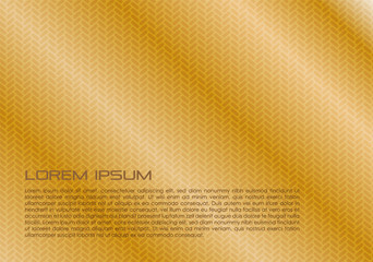 Vector abstract background with metal texture in gold color